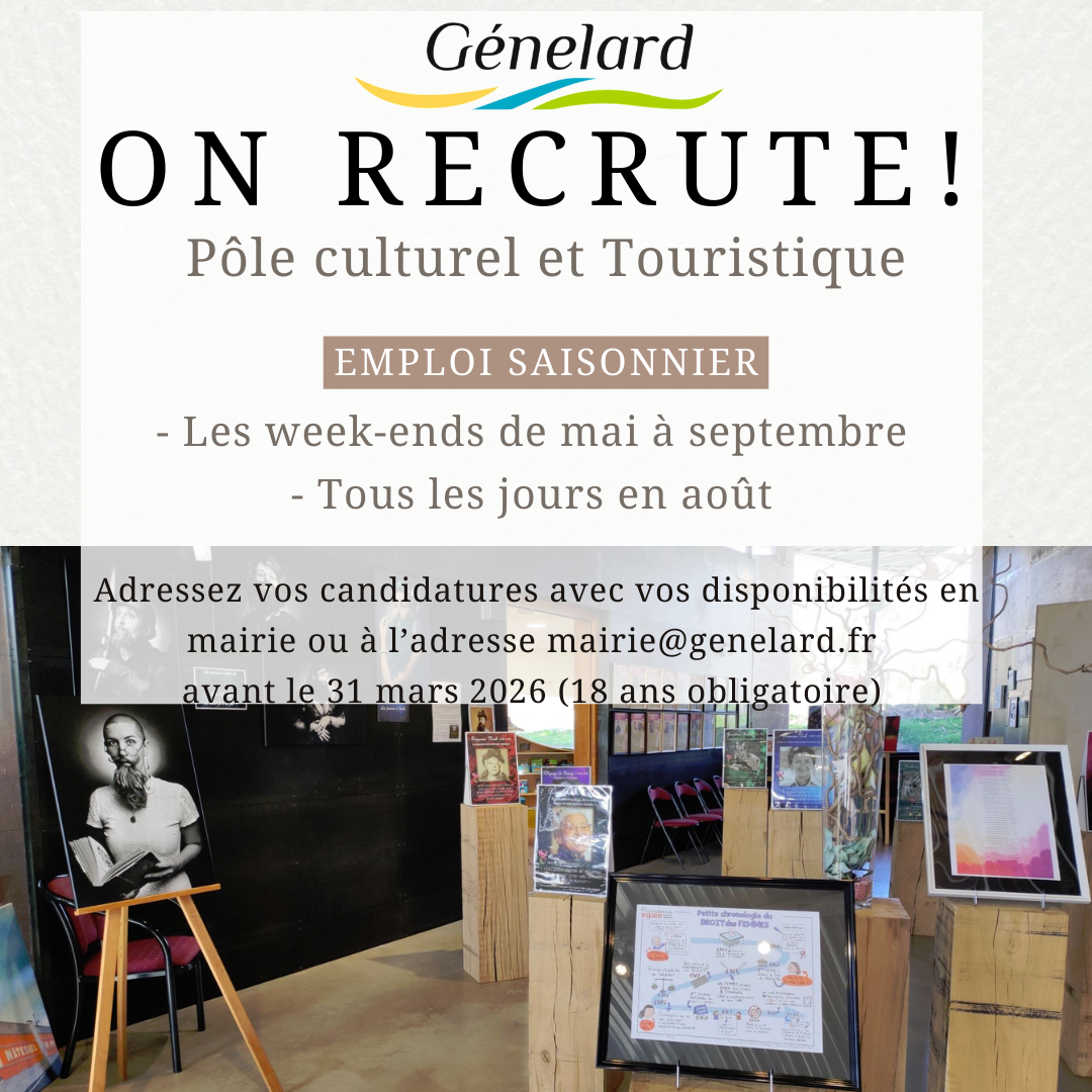 Le pôle culturel recrute