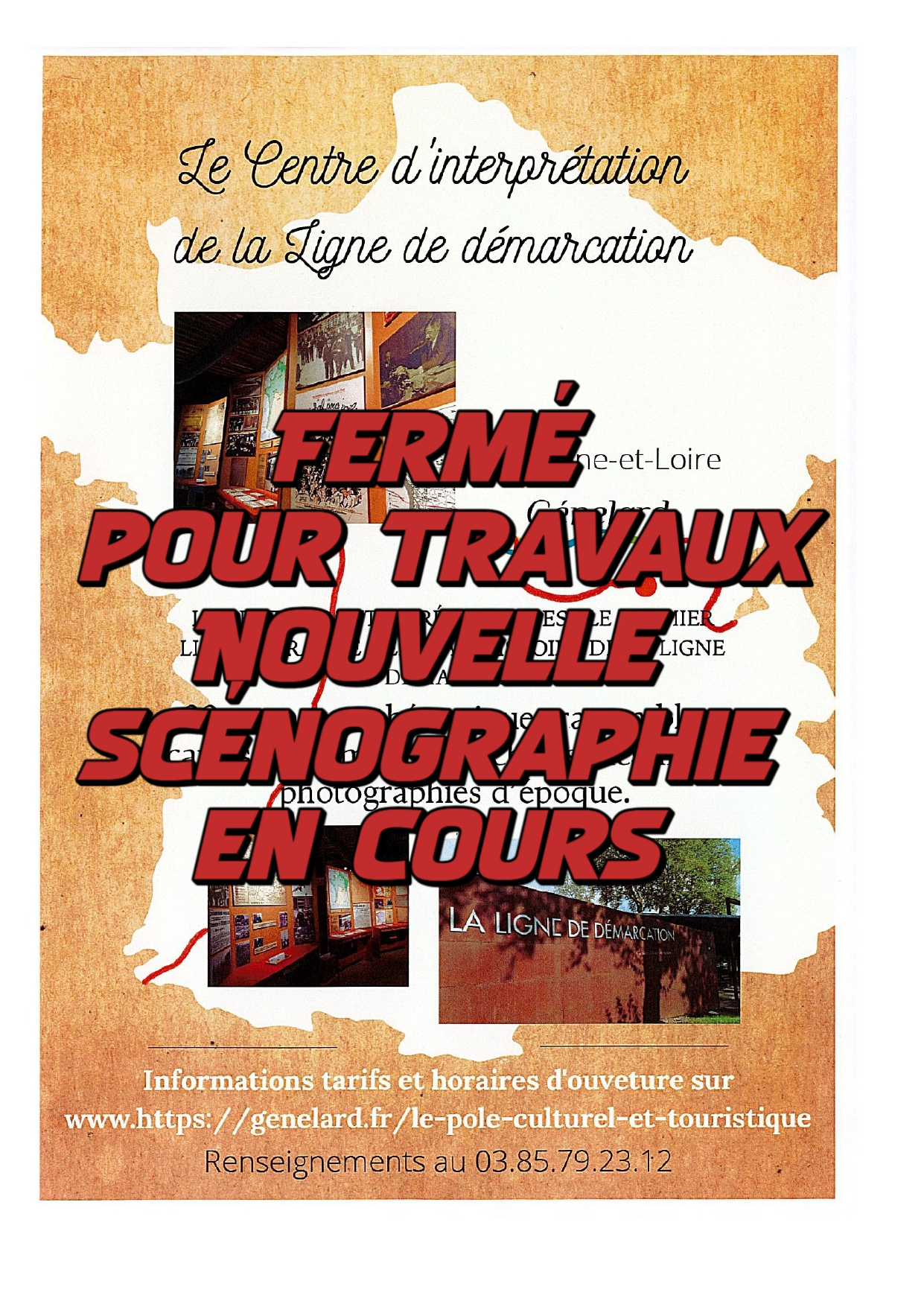 Le centre d'interprétation de la Ligne de démarcation fermé pour travaux 