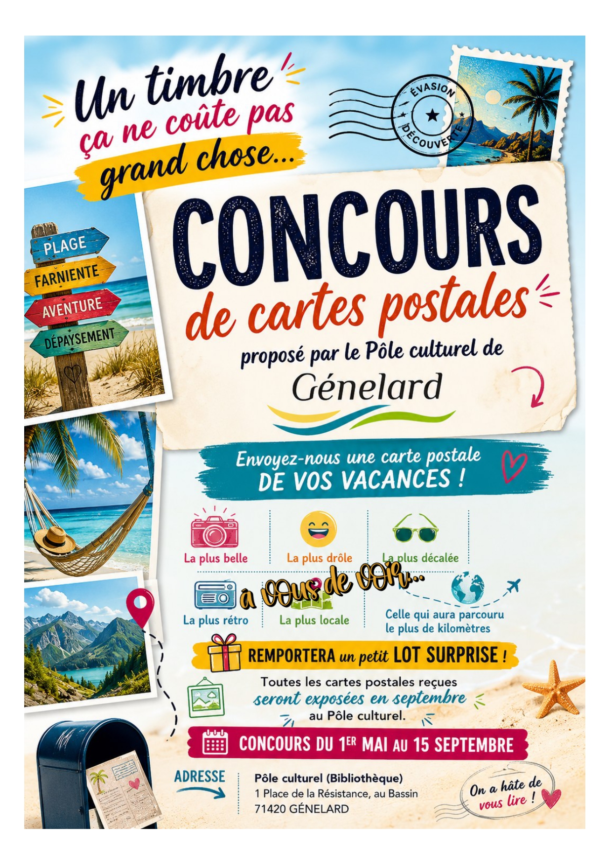 Concours de cartes postales 