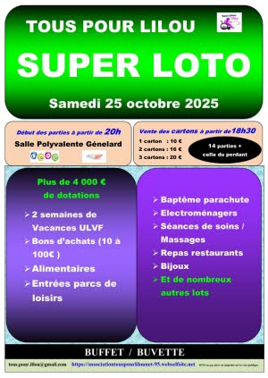 Loto de Tous pour Lilou