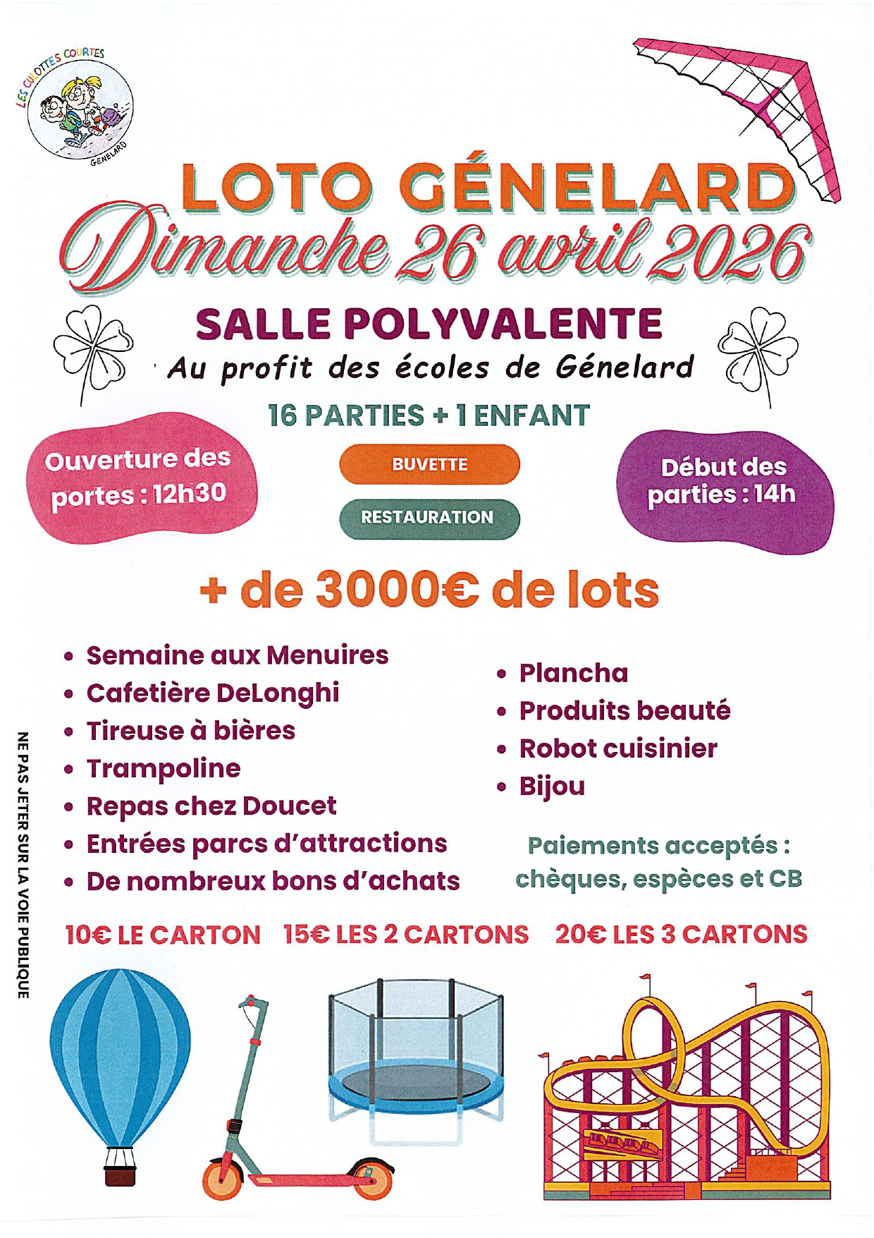 Loto des Culottes courtes